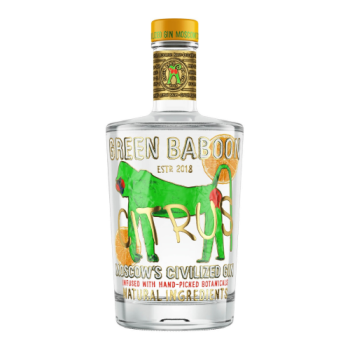 Джин "Green Baboon" Citrus, 0.5 л