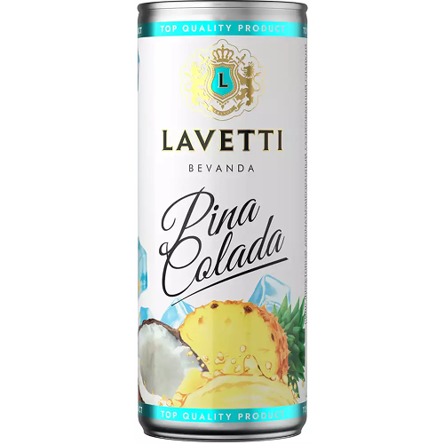 Сидр "Lavetti" Pina Colada, in can, 250 мл