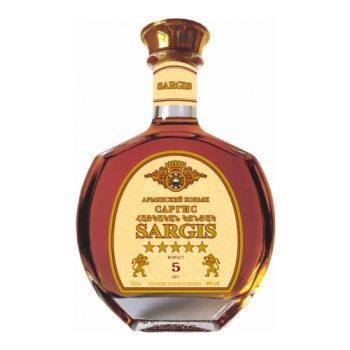 Коньяк Sargis 5 stars, 0.5 л Коньяк Sargis 5 stars, 0.5 л