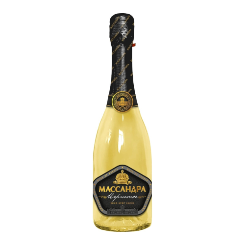 Игристое вино Массандра, "Крымское" Белое Брют