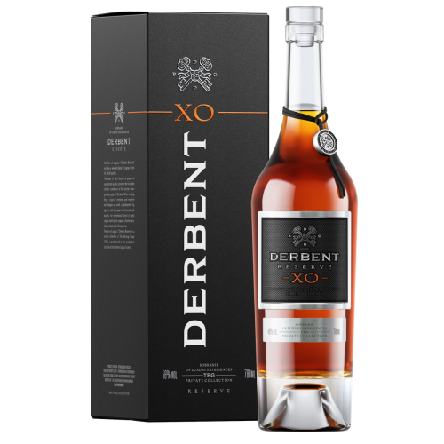 Дербенд ХО Коньяк с згу Дагестан Российский выдерж высшего качества марочный КВВК 0,5л/6 п/у Россия