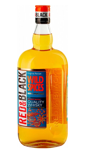 Настойка полусладкая «РЭД ЭНД БЛЭК ВАЙЛД СПАЙСИС НА ОСНОВЕ ВИСКИ» 0,7 л Россия