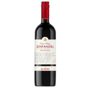 Вино сортовое полусухое красное "Зинфандель" РУБИНО алба  0,75 л Южная Осетия