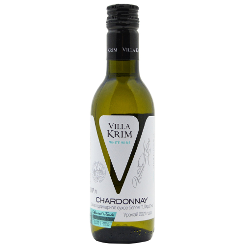 Вино "Villa Krim" Chardonnay, 187 мл
