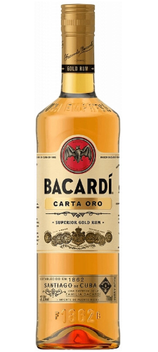 Ром выдержанный   "БАКАРДИ  КАРТА  ОРО"   0,7  л Италия