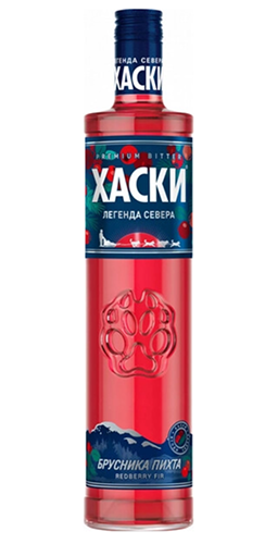 Настойка горькая «ХАСКИ БРУСНИКА ПИХТА» 0,5 л Россия