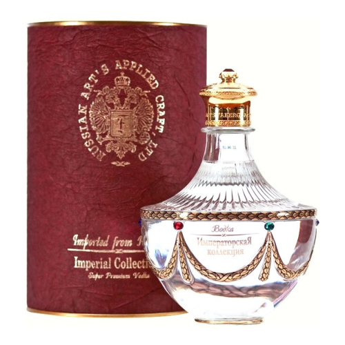 Водка "Императорская Коллекция" Супер Премиум, Графин в тубе, 0.7 л