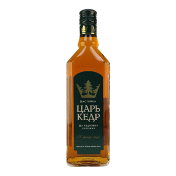 Ликер "Царь Кедр", настойка горькая, 0.5 л 38%