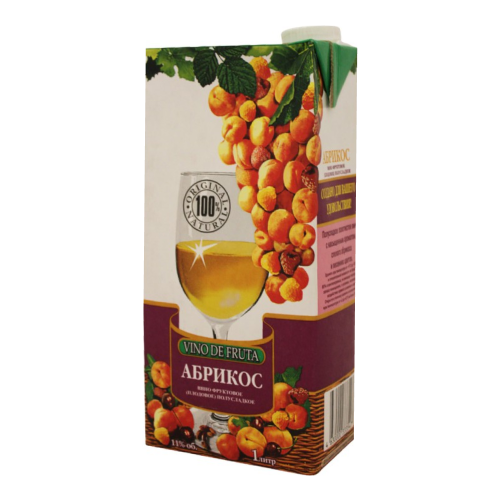 Плодовая алкогольная продукция Абрикос бел. п/сл. т/пак 11% 1л