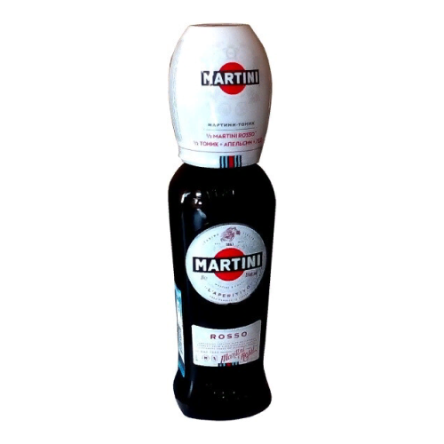Вермут "Martini" Rosso, with a glass, 1 л