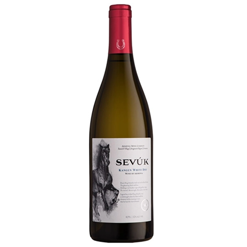 Вино ординарное белое сухое "Севук" 0,75 л Армения