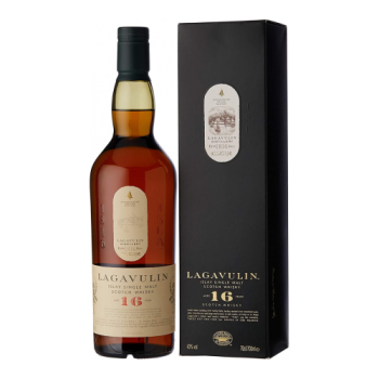 Виски "Lagavulin" malt 16 years old, with box, 0.7 л