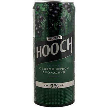 Коктейли "Hooper's Hooch" Super Black Currant, in can, 0.33 л