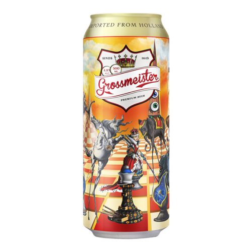 Пиво "Grossmeister", in can, 0.5 л