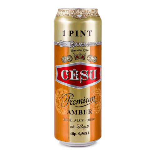 Пиво Цесу Премиум Амбер 5% ж/б 0,568л