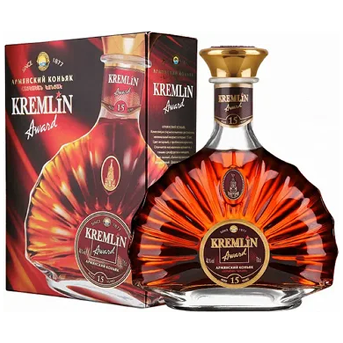 Коньяк "Kremlin Award" 20 Years Old, 0.5 л Коньяк "Kremlin Award" 20 Years Old, 0.5 л