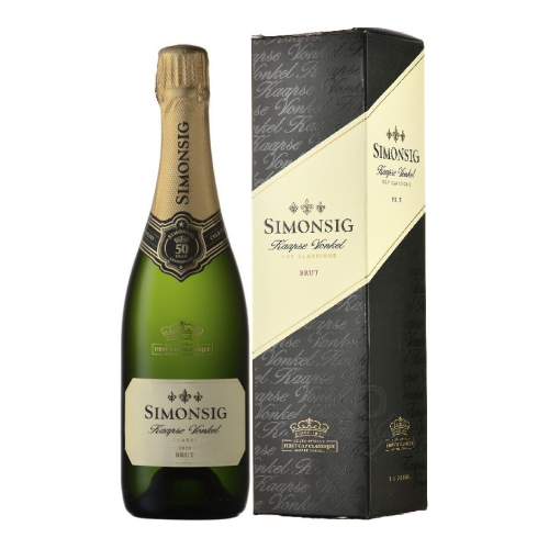 Игристое вино Simonsig, "Kaapse Vonkel" Brut, 2020, gift box