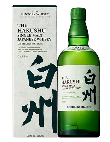 Виски японский солодовый «ХАКУШУ ДИСТИЛЛЕРС РЕЗЕРВ» п/у  0,7 л Япония
