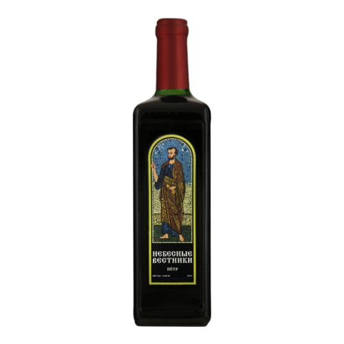 Вино столовое сладкое красное Небесные Вестники Пётр 10-12% 0,75л