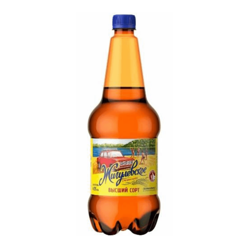 Пиво Жигулевское светлое фильтрованное пастеризованное 4,5% 1,2 л ПЭТ