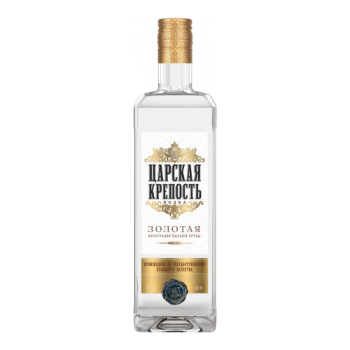 Водка "Царская Крепость" Золотая, 0.5 л