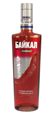 Настойка полусладкая «БАЙКАЛ КЛЮКВА» 0,5 л Россия