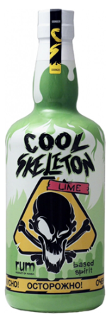 Напиток спиртной ромовый «COOL SKELETON LIME (КУЛ СКЕЛЕТОН ЛАЙМ)» 0,7л Россия