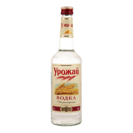 Водка "Урожай" Особая на расторопше, 0.5 л