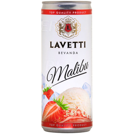 Сидр "Lavetti" Malibu, in can, 250 мл