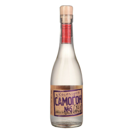 Водка "Косогоров самогон №5" Виноградный, 0.5 л