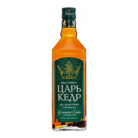 Ликер "Царь Кедр", настойка горькая, 0.5 л 40%