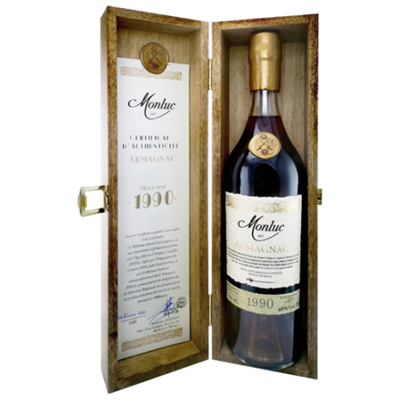 Арманьяк Монлюк Арманьяк Напиток крепкий из дистиллята винного для бренди п/у 0,7л/6 Франция 1990