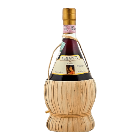 Вино Chianti DOCG "Caretti", in Fiasco