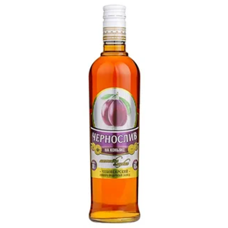 Настойка сладкая «ЧЕРНОСЛИВ НА КОНЬЯКЕ»  0,5 л 19% Россия