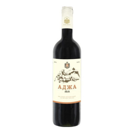 Вино "Аджа" кр. п/сл 0,75л. 10,5-12,5%