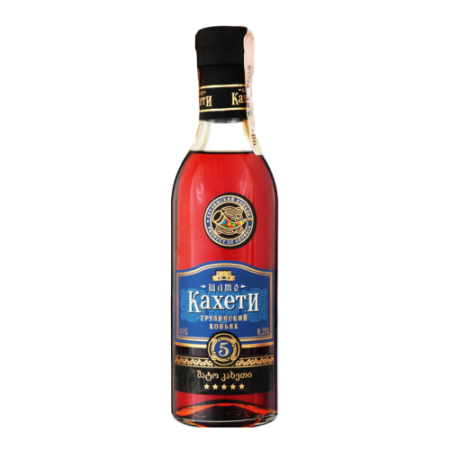 Коньяк Шато Кахети 5 звезд 40% 0,25 л