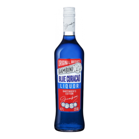 Ликер KVKZ, "Gambini" Blue Curacao, 0.7 л
