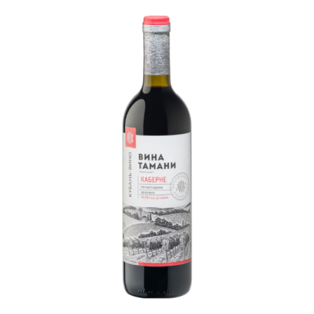 Кубань-Вино, "Вина Тамани" Каберне, 0.7 л
