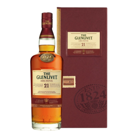 Виски "The Glenlivet" 21 Years Old, wooden box, 0.7 л