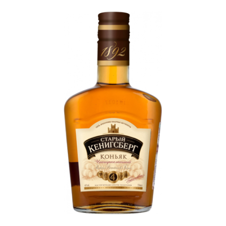 Коньяк "Старый Кенигсберг" 4-летний, 250 мл