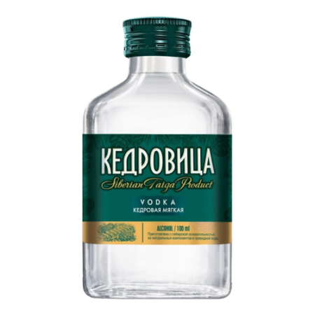Водка "Кедровица" Кедровая Мягкая, 100 мл