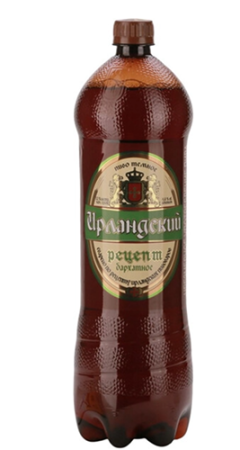 Пиво темное пастеризованное фильтрованное "Ирландский рецепт-бархатное" 1,3 л ПЭТ 4,6%  Россия