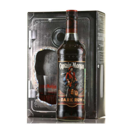 Ром "Captain Morgan" Dark gift box, 0.7 л