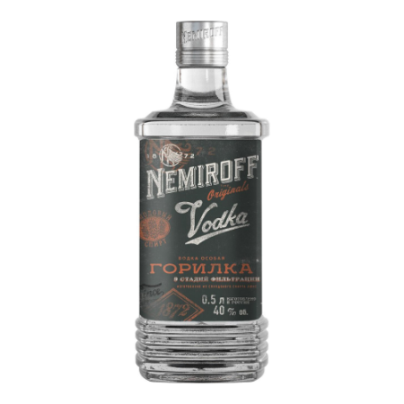 Водка Rodnik, "Nemiroff" Original, 0.5 л