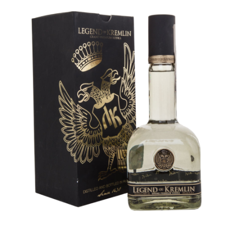 Водка "Легенда Кремля" в подарочной коробке (фолиант), 0.7 л
