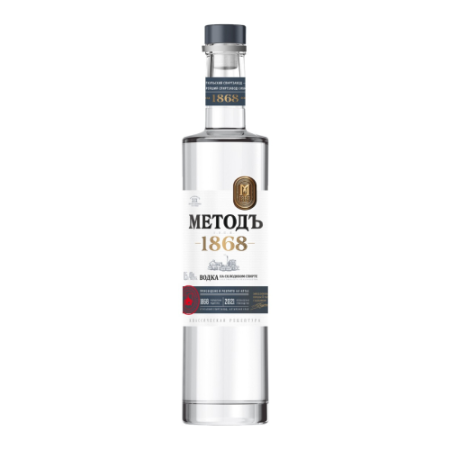 Водка "Методъ Г.Б.К.П. 1868", 0.5 л