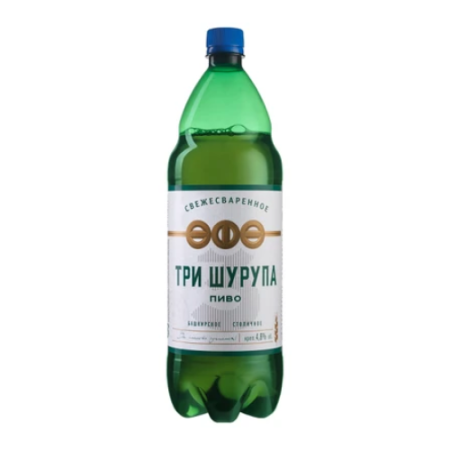 Пиво светлое Три Шурупа 1.42 л
