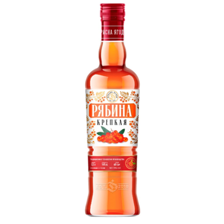 Плодовая алкогольная продукция полусладкая "СТАНЦИЯ ЯГОДНАЯ. РЯБИНА КРЕПКАЯ" 0,5 л Россия