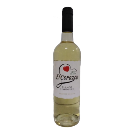 Вино "El Corazon" Blanco Semidulce