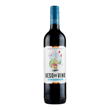 Вино "Beso de Vino" Syrah & Garnacha, Carinena DO